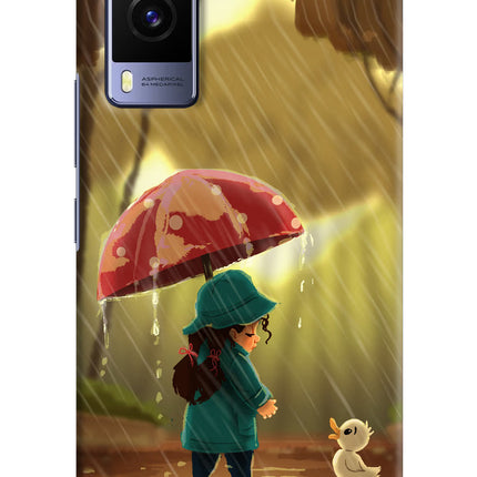 Rainy Day Vivo V21E 5G Hard Case Back Cover by Casekaro