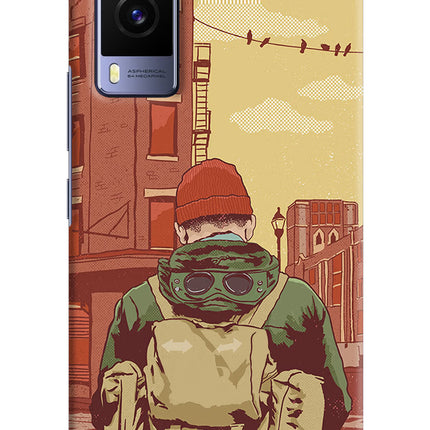 Adventurous Vivo V21E 5G Hard Case Back Cover by Casekaro