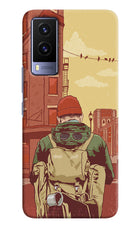 Adventurous Vivo V21E 5G Hard Case Back Cover by Casekaro
