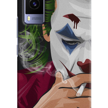 Joker Smoking Vivo V21E 5G Hard Case Back Cover by Casekaro