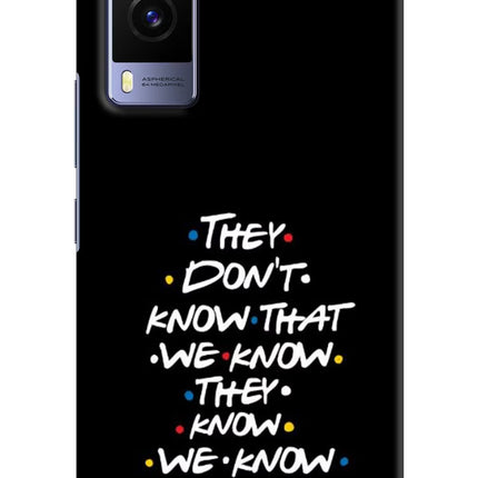 FRIENDS Dialogue Vivo V21E 5G Hard Case Back Cover by Casekaro