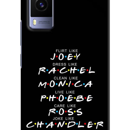 FRIENDS Character Vivo V21E 5G Hard Case Back Cover by Casekaro