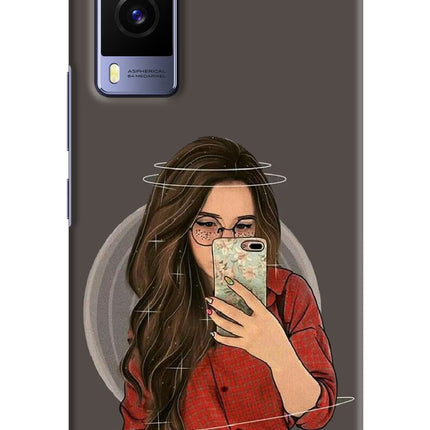 Selfie Queen Vivo V21E 5G Hard Case Back Cover by Casekaro