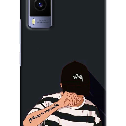 Aesthetic Boy Vivo V21E 5G Hard Case Back Cover by Casekaro