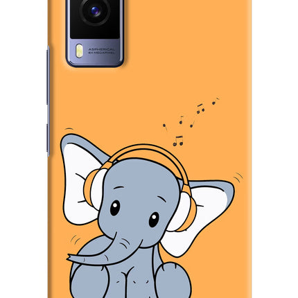 High On Music Vivo V21E 5G Hard Case Back Cover by Casekaro