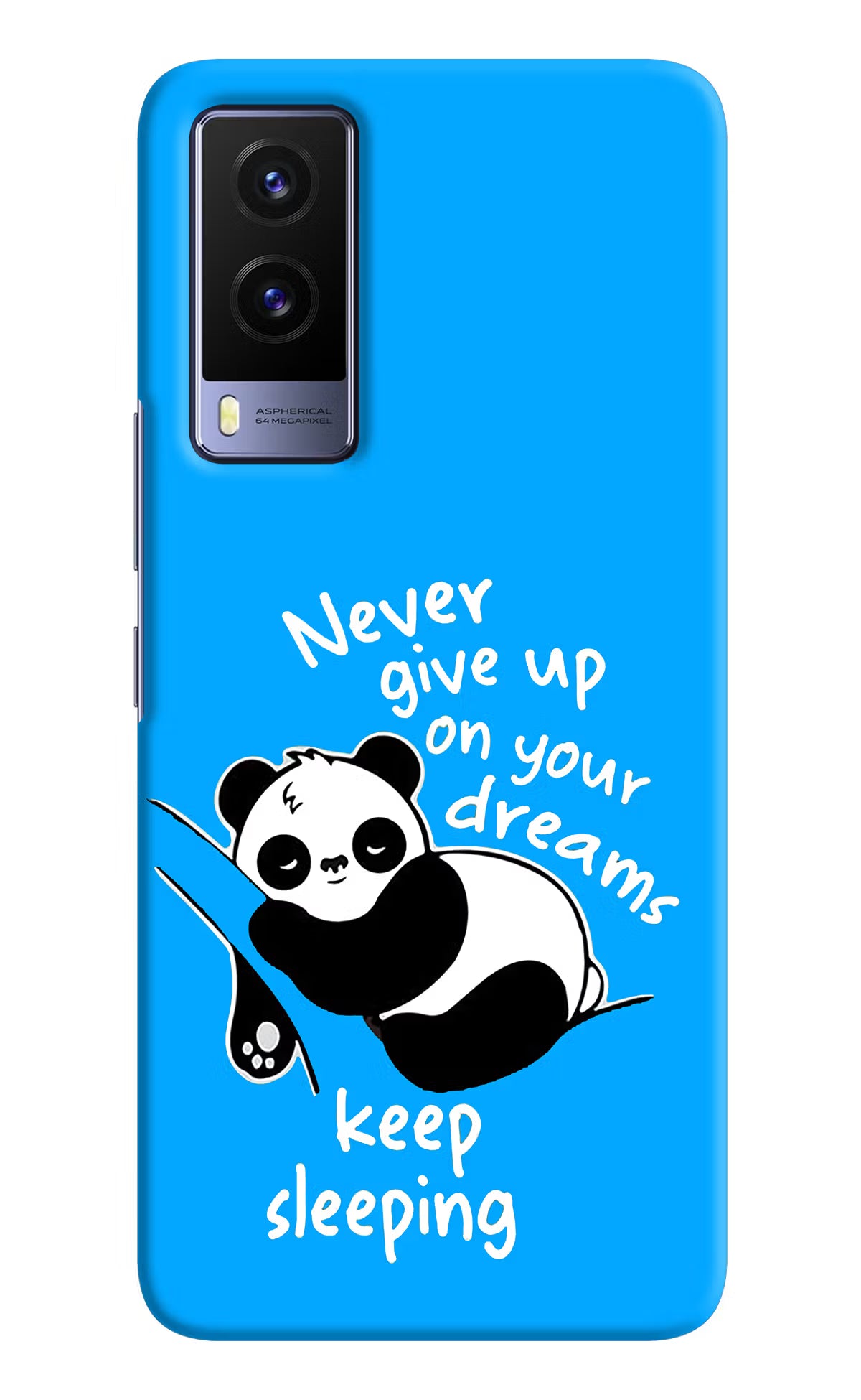 Keep Sleeping Vivo V21E 5G Hard Case Back Cover by Casekaro