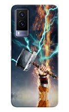 Thor Hammer Mjolnir Vivo V21E 5G Hard Case Back Cover by Casekaro