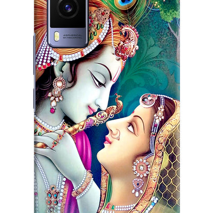 Lord Radha Krishna Vivo V21E 5G Hard Case Back Cover by Casekaro