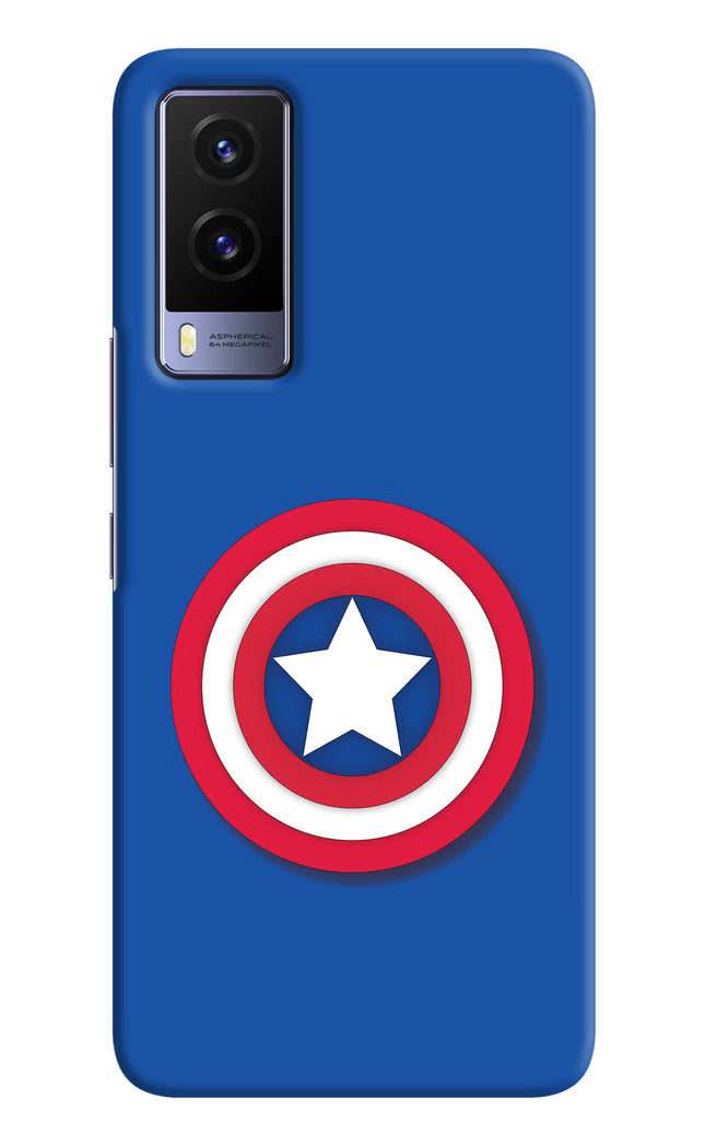Shield Vivo V21E 5G Hard Case Back Cover by Casekaro
