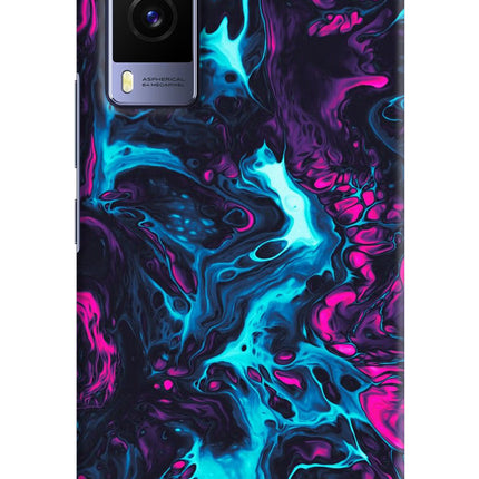 Abstract Vivo V21E 5G Hard Case Back Cover by Casekaro