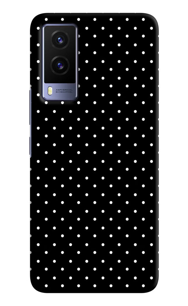 White Dots Vivo V21E 5G Hard Case Back Cover by Casekaro