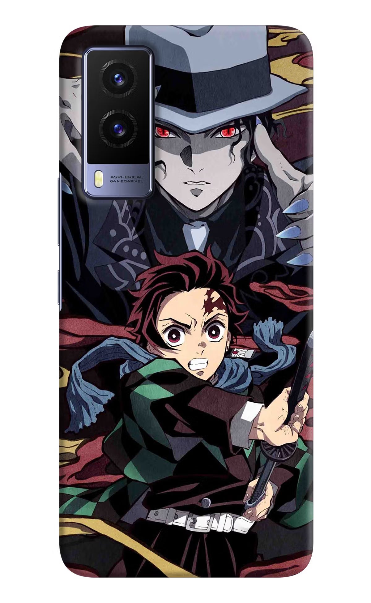 Demon Slayer Vivo V21E 5G Hard Case Back Cover by Casekaro