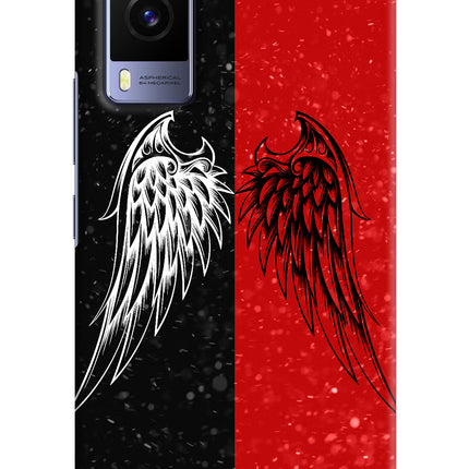 Wings Vivo V21E 5G Hard Case Back Cover by Casekaro