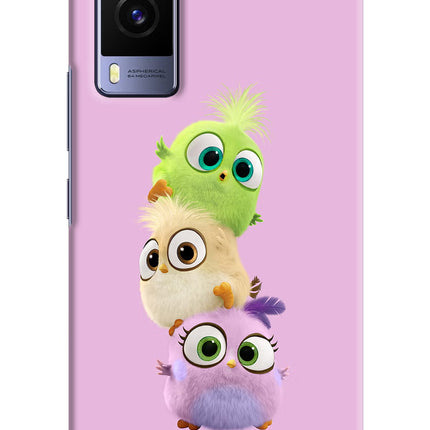Cute Little Birds Vivo V21E 5G Hard Case Back Cover by Casekaro