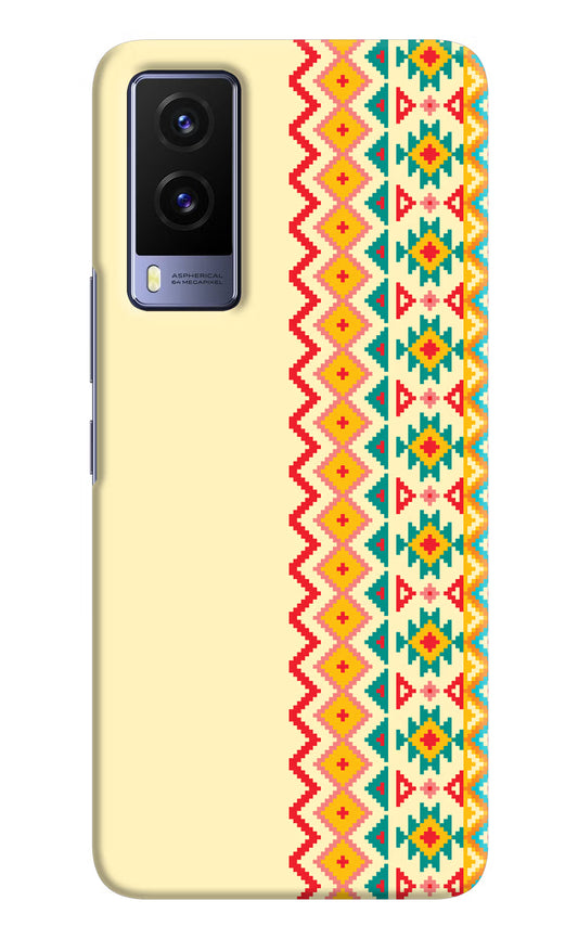 Ethnic Seamless Vivo V21E 5G Hard Case Back Cover by Casekaro