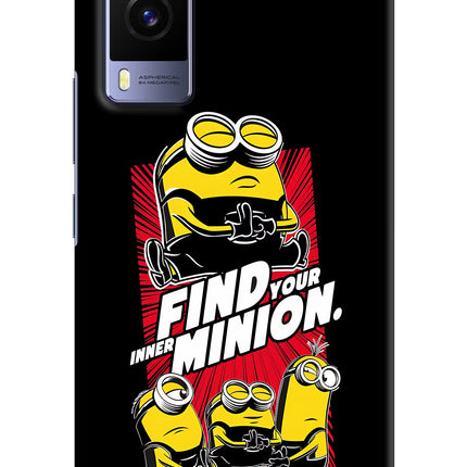 Find your inner Minion Vivo V21E 5G Hard Case Back Cover by Casekaro