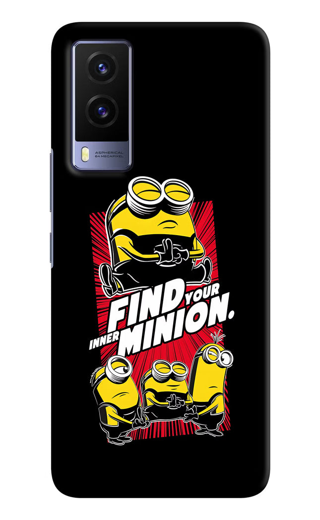 Find your inner Minion Vivo V21E 5G Hard Case Back Cover by Casekaro