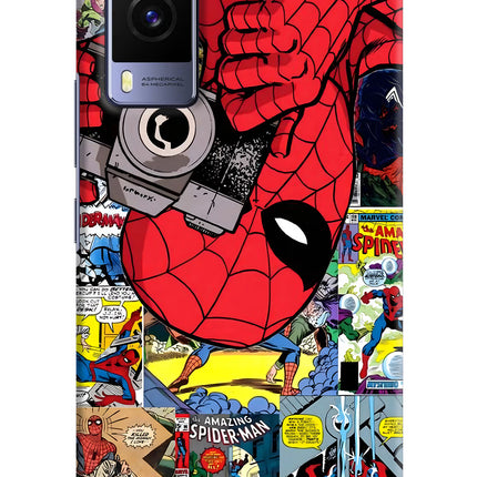 Spider Man Vivo V21E 5G Hard Case Back Cover by Casekaro