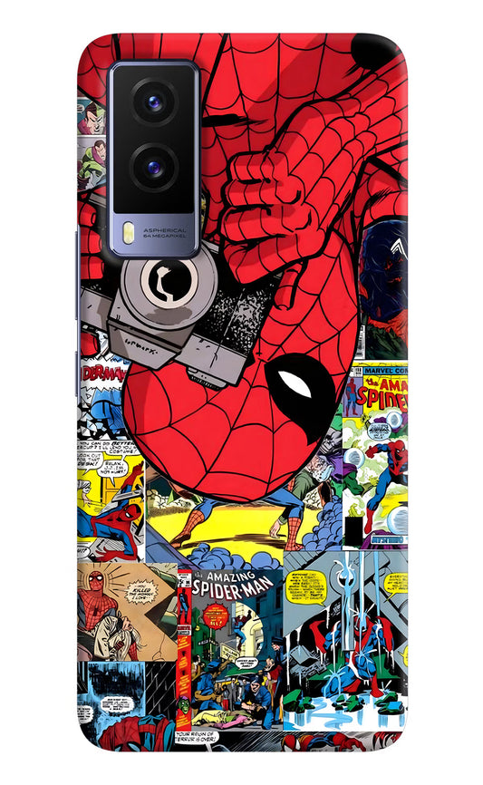 Spider Man Vivo V21E 5G Hard Case Back Cover by Casekaro