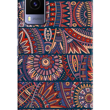 African Culture Design Vivo V21E 5G Hard Case Back Cover by Casekaro