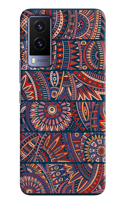 African Culture Design Vivo V21E 5G Hard Case Back Cover by Casekaro