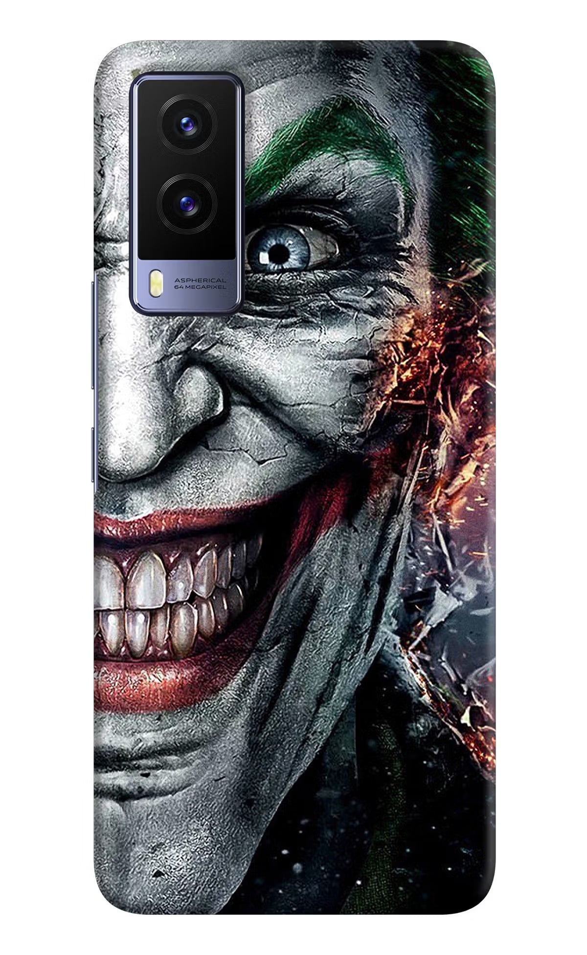Joker Cam Vivo V21E 5G Hard Case Back Cover by Casekaro