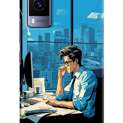 Focused Hustler (AI Generated) Vivo V21E 5G Hard Case Back Cover by Casekaro