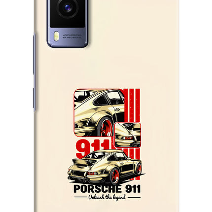 Classic Porsche 911 Vivo V21E 5G Hard Case Back Cover by Casekaro