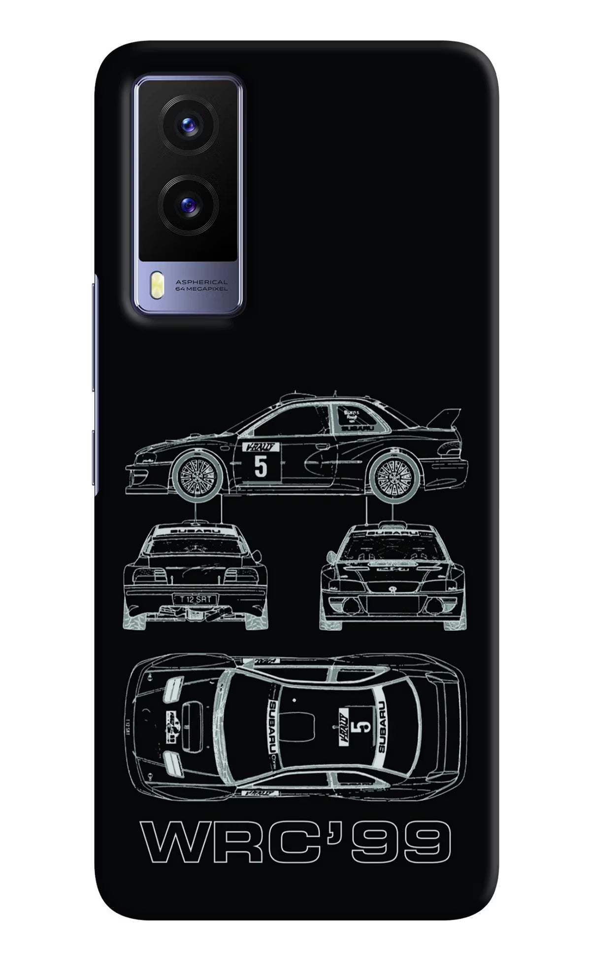 WRC'99 Vivo V21E 5G Hard Case Back Cover by Casekaro