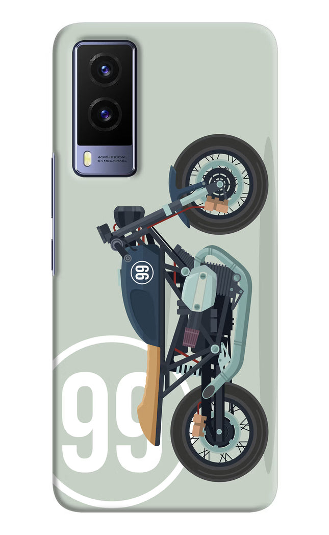 Classic Cafe Racer 99 Vivo V21E 5G Hard Case Back Cover by Casekaro