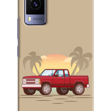 Desert Classic Drive Vivo V21E 5G Hard Case Back Cover by Casekaro