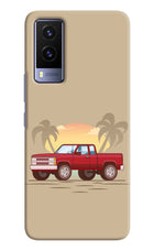 Desert Classic Drive Vivo V21E 5G Hard Case Back Cover by Casekaro