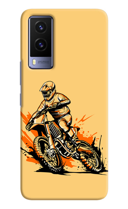 Off-Road Fury Vivo V21E 5G Hard Case Back Cover by Casekaro