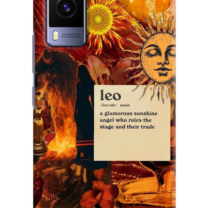 Leo Zodiac Vivo V21E 5G Hard Case Back Cover by Casekaro