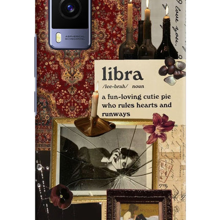 Libra Zodiac Vivo V21E 5G Hard Case Back Cover by Casekaro
