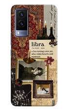 Libra Zodiac Vivo V21E 5G Hard Case Back Cover by Casekaro