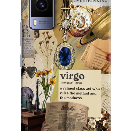 Virgo Zodiac Vivo V21E 5G Hard Case Back Cover by Casekaro