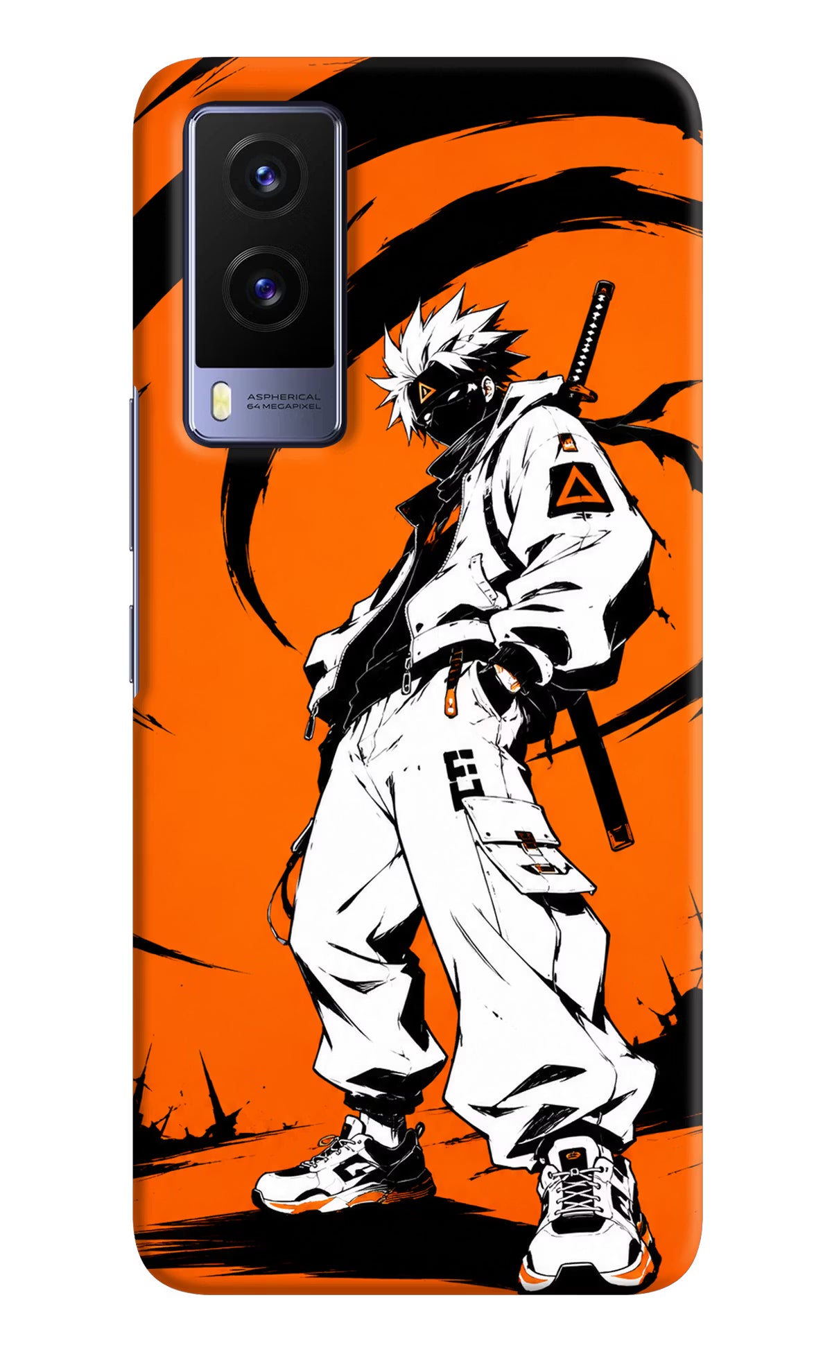 Street Samurai  Vivo V21E 5G Hard Case Back Cover by Casekaro