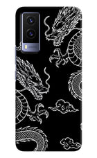 Twin Dragons Vivo V21E 5G Hard Case Back Cover by Casekaro