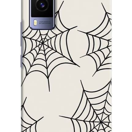 Spider Web Vivo V21E 5G Hard Case Back Cover by Casekaro