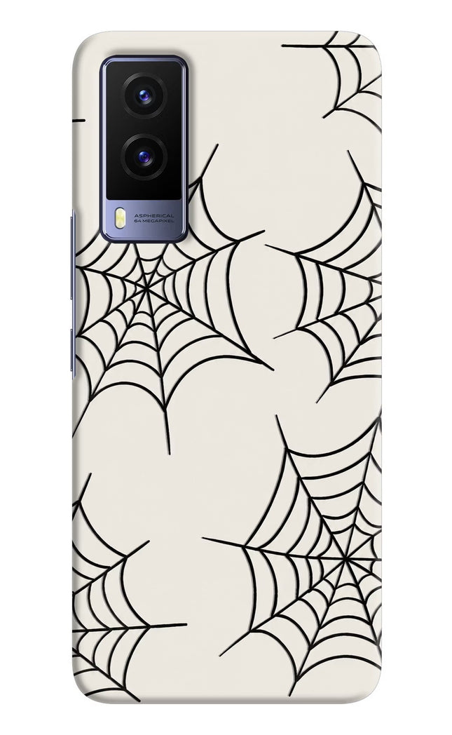 Spider Web Vivo V21E 5G Hard Case Back Cover by Casekaro