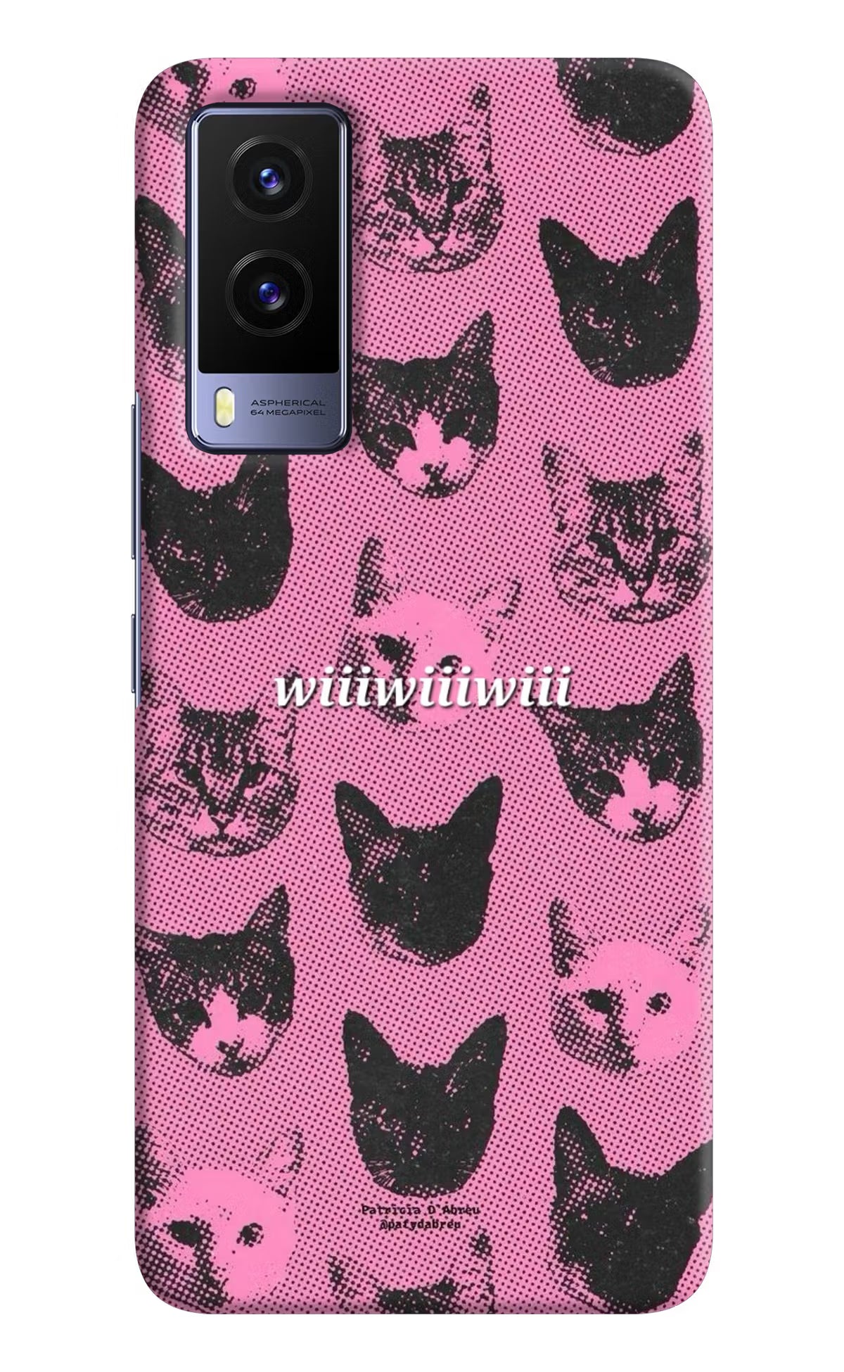Pink Cats Vivo V21E 5G Back Cover