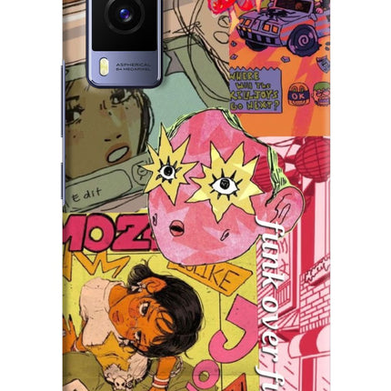 Funkover Vivo V21E 5G Hard Case Back Cover by Casekaro
