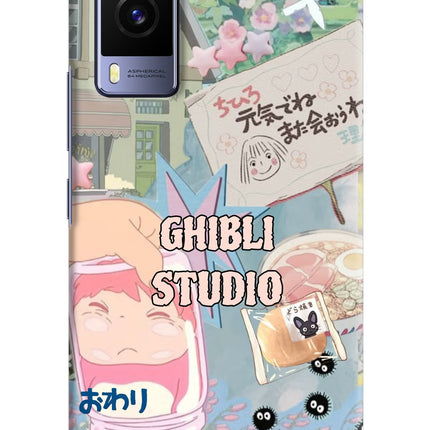 Studio Ghibli Vivo V21E 5G Hard Case Back Cover by Casekaro