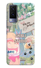 Studio Ghibli Vivo V21E 5G Hard Case Back Cover by Casekaro