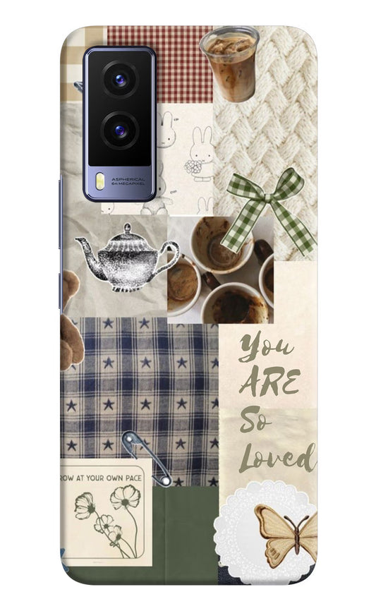 Cookie Vivo V21E 5G Hard Case Back Cover by Casekaro