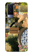 Rain Vivo V21E 5G Hard Case Back Cover by Casekaro