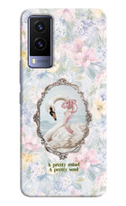 Pretty Mind Pretty Soul Vivo V21E 5G Hard Case Back Cover by Casekaro