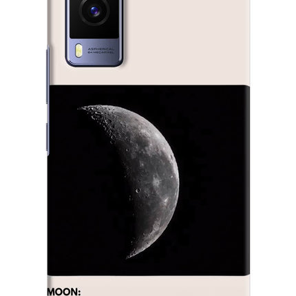 Moon Phase Vivo V21E 5G Hard Case Back Cover by Casekaro
