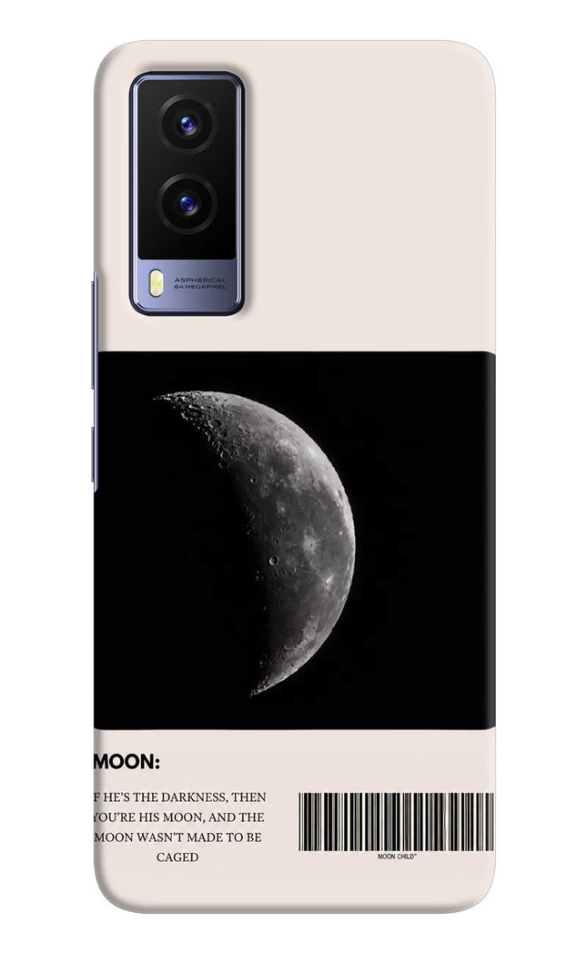 Moon Phase Vivo V21E 5G Hard Case Back Cover by Casekaro